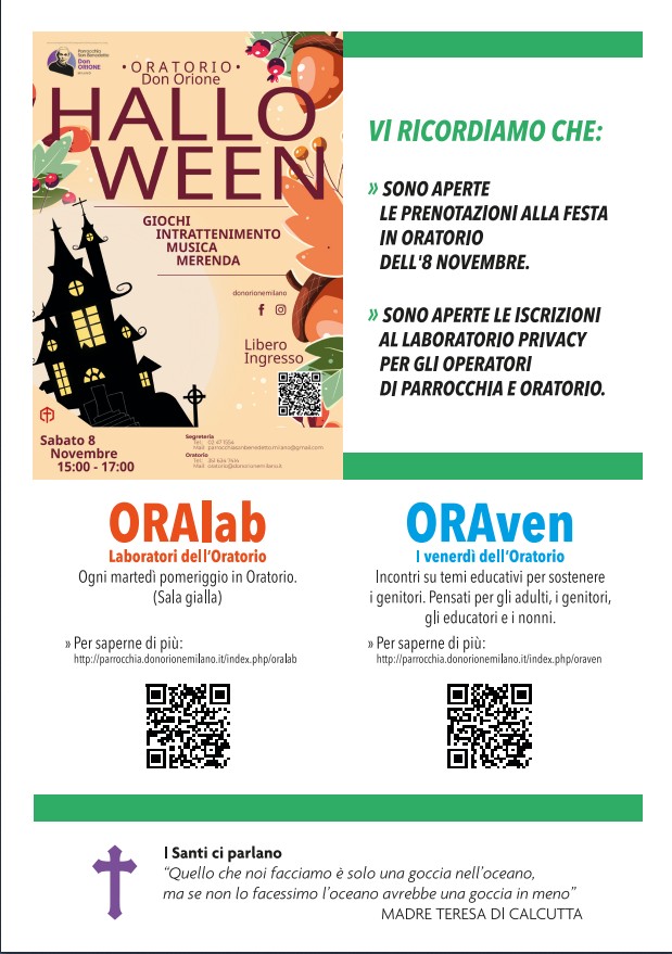 Festa di apertura 5 ottobre 2025